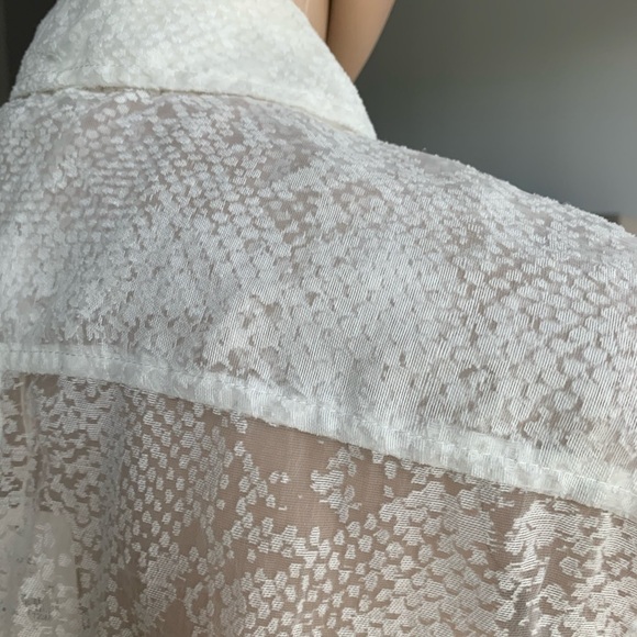 Tracy Reese Snake Burnout Sleeveless Collared Top - Picture 5 of 12